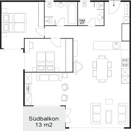 Chasa Miramunt 6 شقة سكول